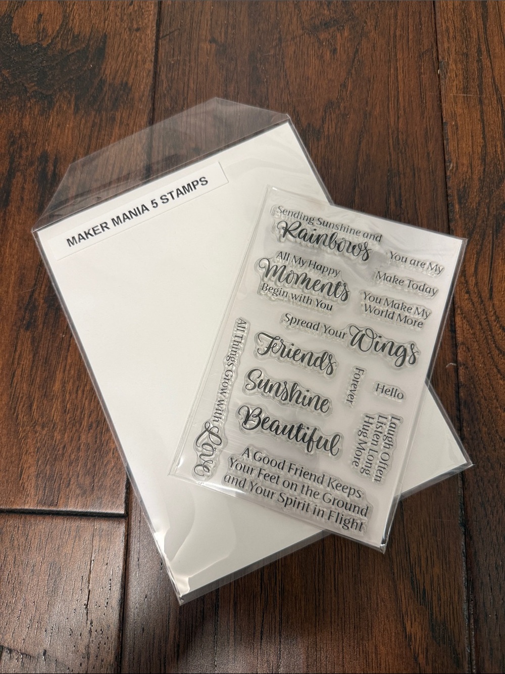MAKER MANIA 5 - Sentiment stamps